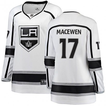 Women's Breakaway Los Angeles Kings Zack MacEwen Fanatics Branded Away Jersey - White