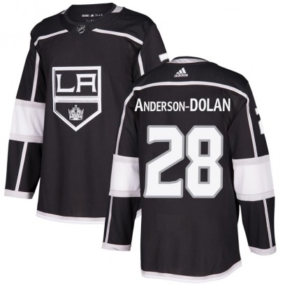 Men's Authentic Los Angeles Kings Jaret Anderson-Dolan Adidas Home Jersey - Black