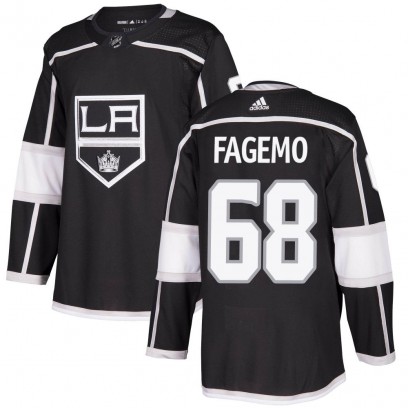 Men's Authentic Los Angeles Kings Samuel Fagemo Adidas Home Jersey - Black