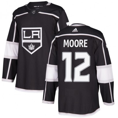 Men's Authentic Los Angeles Kings Trevor Moore Adidas Home Jersey - Black