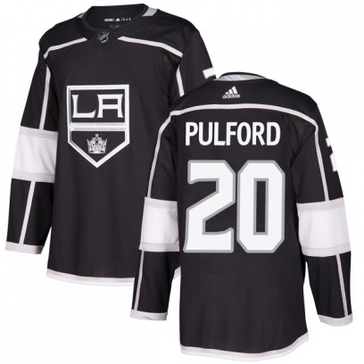 Men's Authentic Los Angeles Kings Bob Pulford Adidas Home Jersey - Black