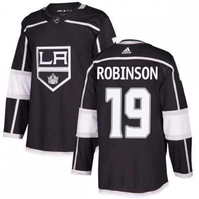 Men's Authentic Los Angeles Kings Larry Robinson Adidas Home Jersey - Black