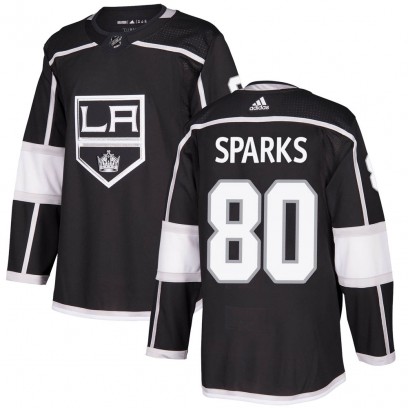 Men's Authentic Los Angeles Kings Garret Sparks Adidas Home Jersey - Black