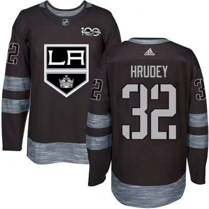 Youth Authentic Los Angeles Kings Kelly Hrudey 1917-2017 100th Anniversary Jersey - Black