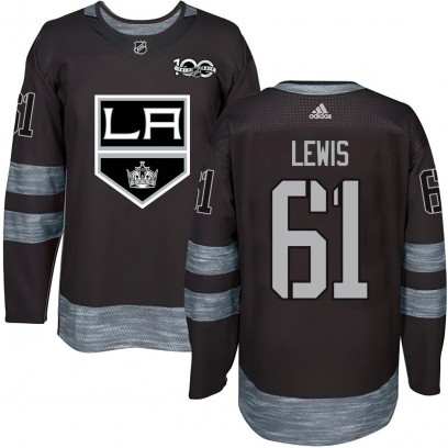 Youth Authentic Los Angeles Kings Trevor Lewis 1917-2017 100th Anniversary Jersey - Black