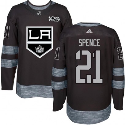 Youth Authentic Los Angeles Kings Jordan Spence 1917-2017 100th Anniversary Jersey - Black