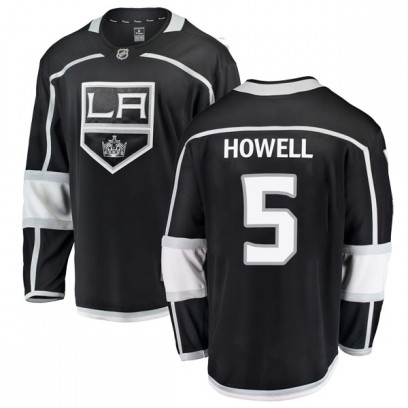 Men's Breakaway Los Angeles Kings Harry Howell Fanatics Branded Home Jersey - Black