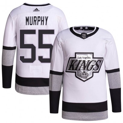 Men's Authentic Los Angeles Kings Larry Murphy Adidas 2021/22 Alternate Primegreen Pro Player Jersey - White
