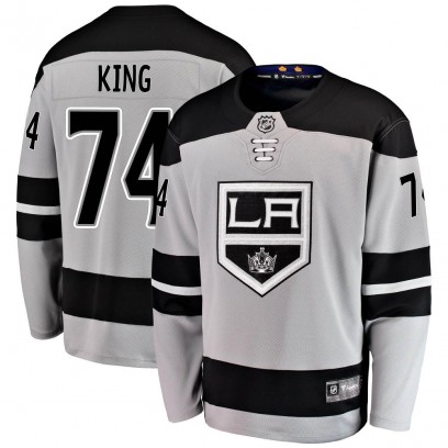 Men's Breakaway Los Angeles Kings Dwight King Fanatics Branded Alternate Jersey - Gray