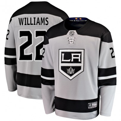 Men's Breakaway Los Angeles Kings Tiger Williams Fanatics Branded Alternate Jersey - Gray