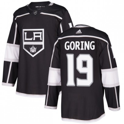 Men's Authentic Los Angeles Kings Butch Goring Adidas Jersey - Black