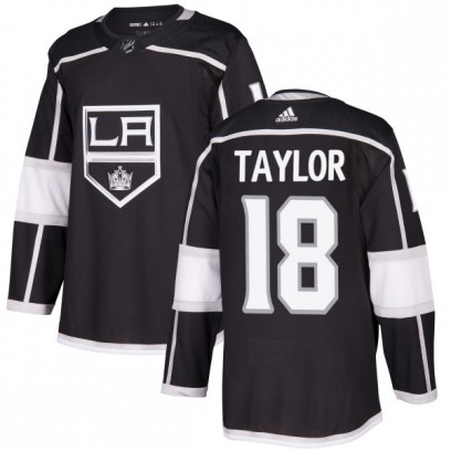 Men's Authentic Los Angeles Kings Dave Taylor Adidas Jersey - Black