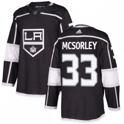 Men's Authentic Los Angeles Kings Marty Mcsorley Adidas Jersey - Black
