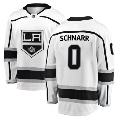Men's Breakaway Los Angeles Kings Nate Schnarr Fanatics Branded Away Jersey - White