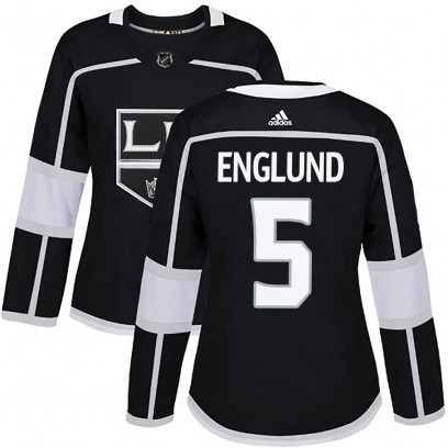Women's Authentic Los Angeles Kings Andreas Englund Adidas Home Jersey - Black