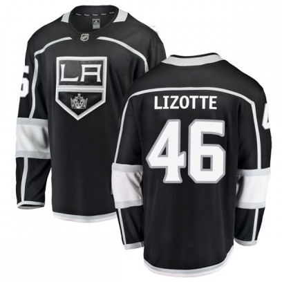 Youth Breakaway Los Angeles Kings Blake Lizotte Fanatics Branded Home Jersey - Black