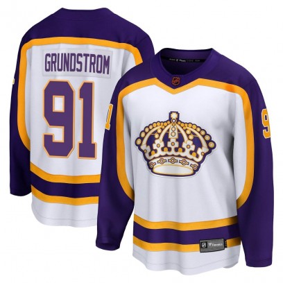 Youth Breakaway Los Angeles Kings Carl Grundstrom Fanatics Branded Special Edition 2.0 Jersey - White