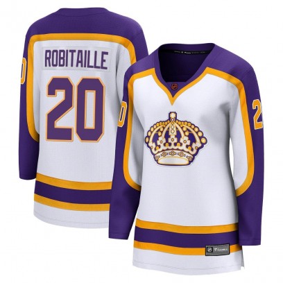 Women's Breakaway Los Angeles Kings Luc Robitaille Fanatics Branded Special Edition 2.0 Jersey - White
