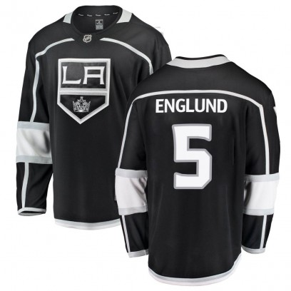 Men's Breakaway Los Angeles Kings Andreas Englund Fanatics Branded Home Jersey - Black